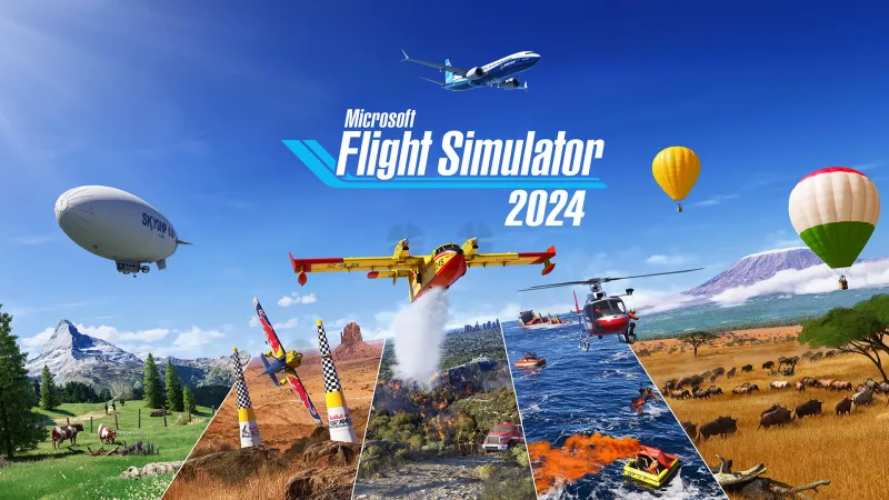 Materiał promocyjny Microsoft Flight Simulator / Microsoft. Grafika MSFS 2024; nie przedstawia testu ani konkretnej kompilacji SU7 Beta.
