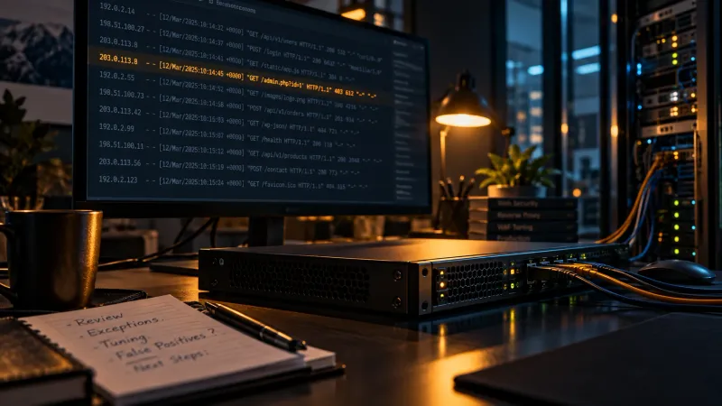 ModSecurity w praktyce: od 403 do wąskiego wyjątku OWASP CRS